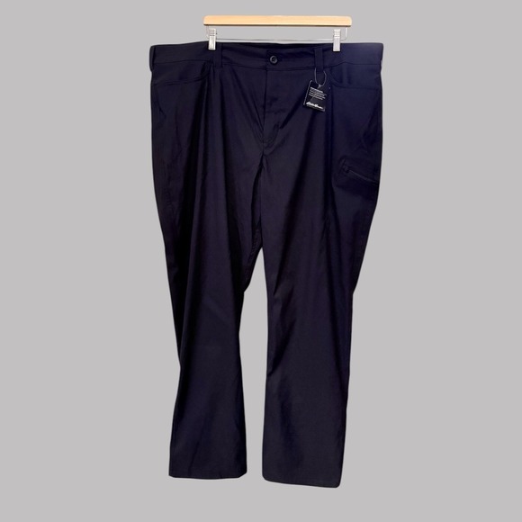 Eddie Bauer Pants - Eddie Bauer Wmns NWT Black Rainier Fleece Lined Nylon Pants Plus Size 24 Outdoor